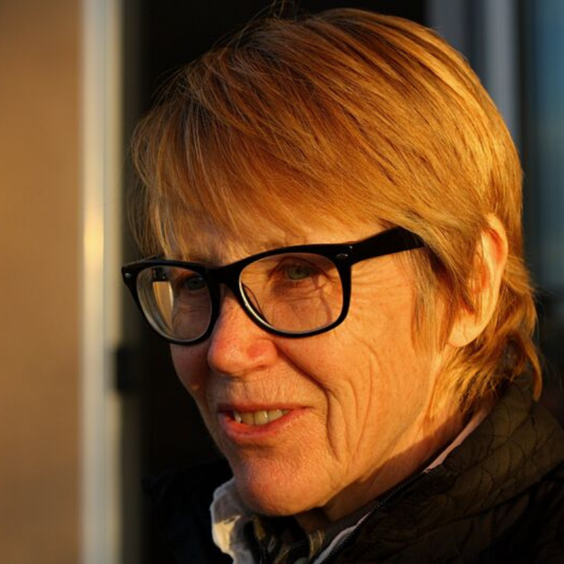 Close up of Nancy Cartwright