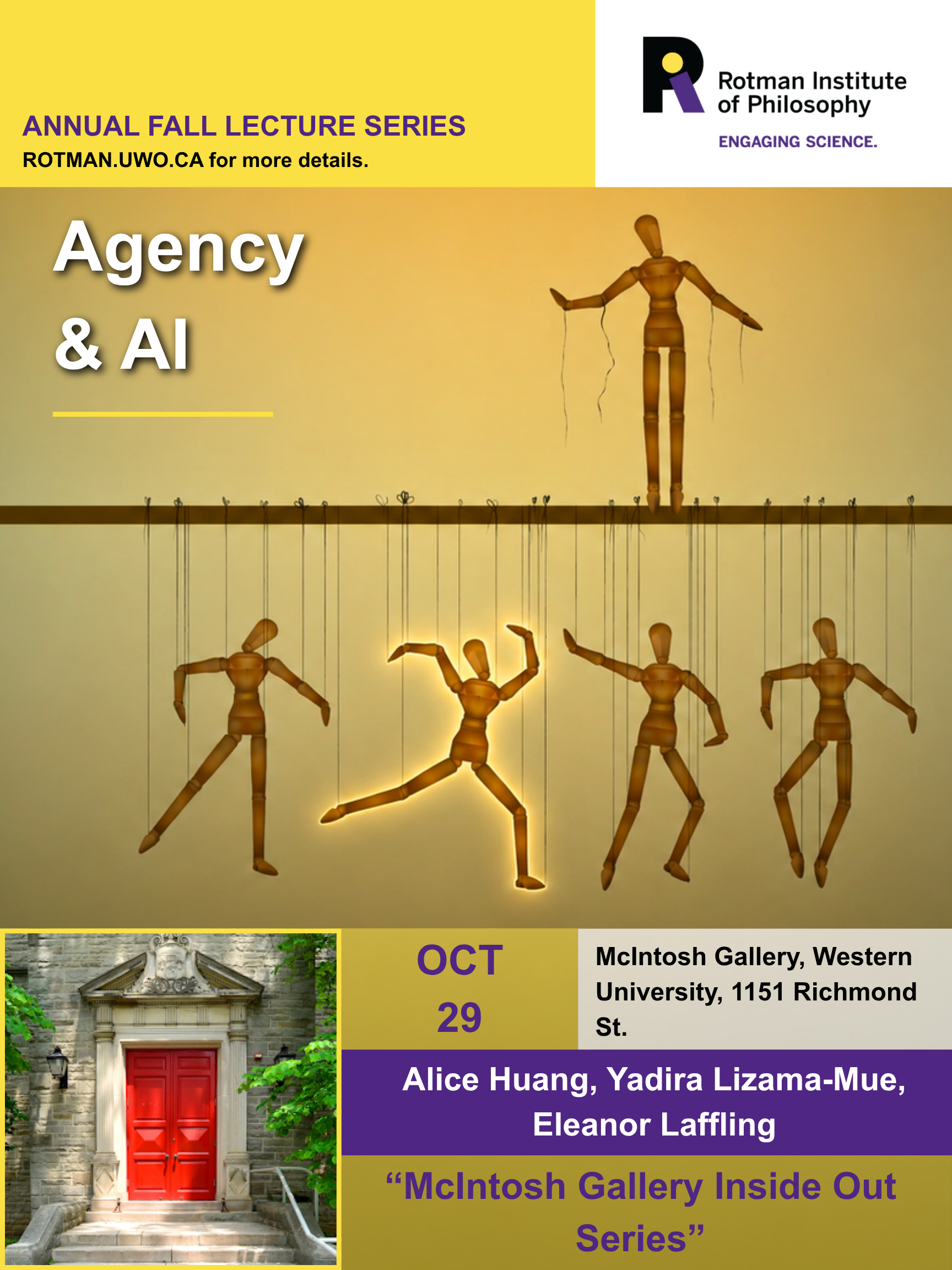 2026 Annual Lecture Series October 29th: Alice Huang, Yadira Lizama-Mue, Eleanor Laffling