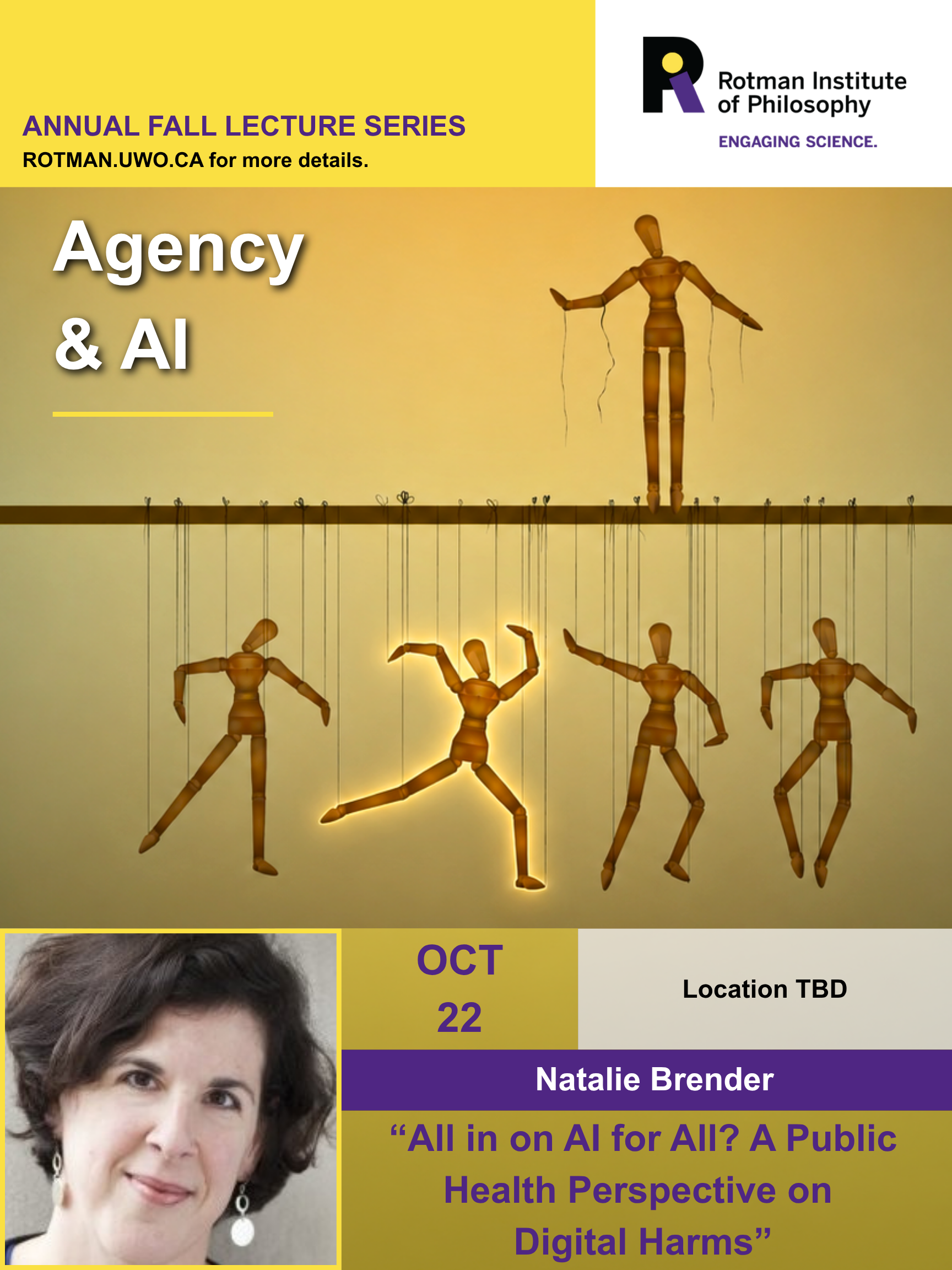 2026 Annual Lecture Series October 22nd: Natalie Brender