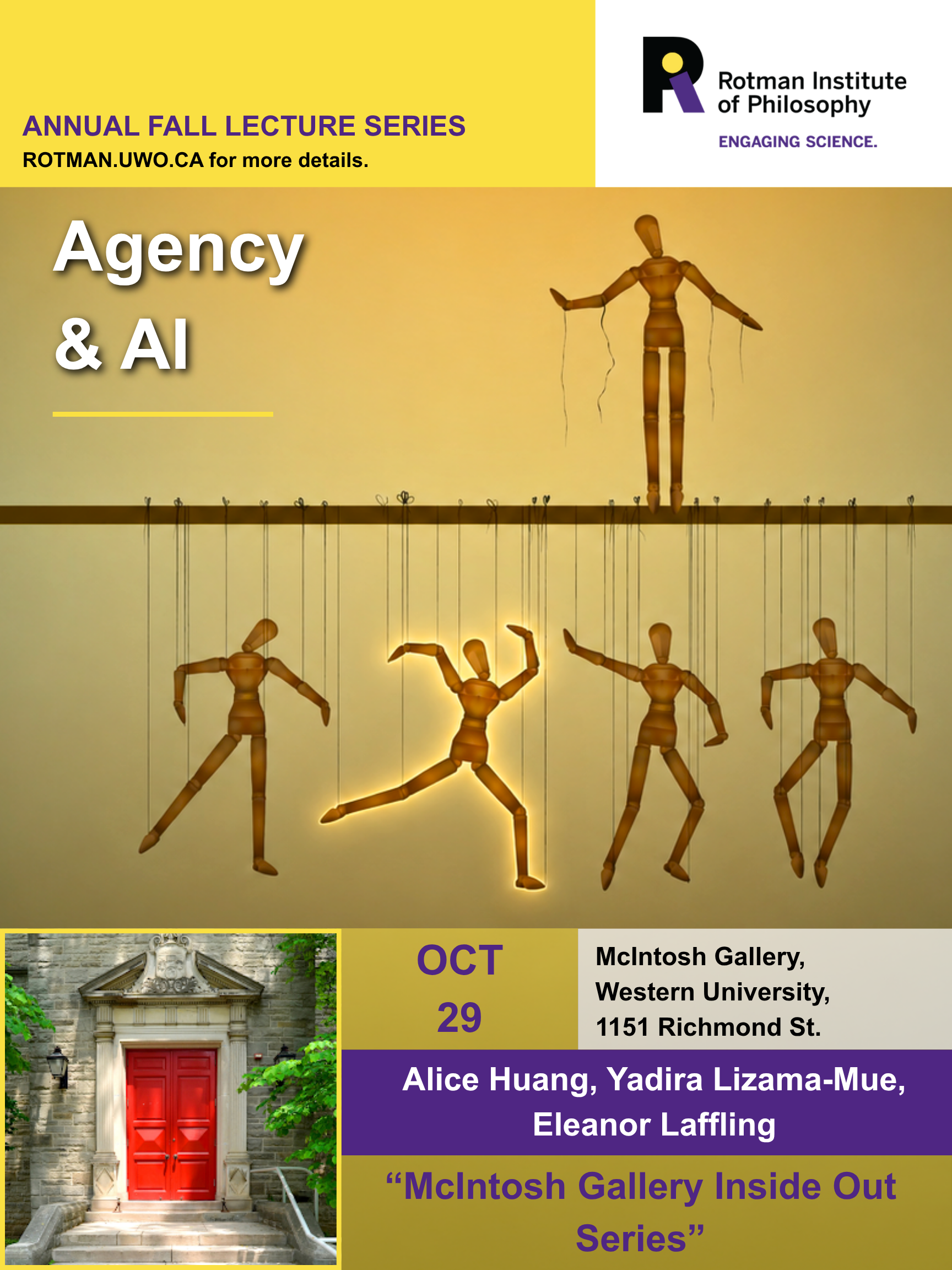 2026 Annual Lecture Series October 29th: Alice Huang, Yadira Lizama-Mue, Eleanor Laffling