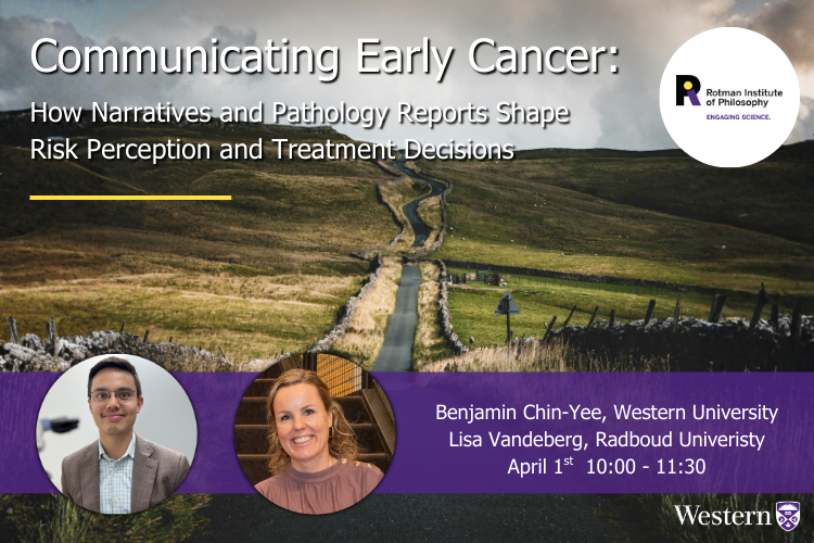 Event psoter with title, date, and speakers. Background is road meandering into hills.