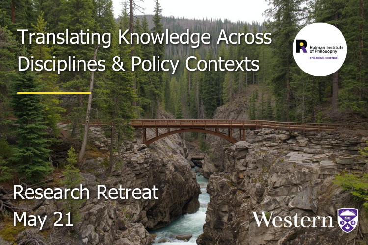 poster - wilderness, bridge over ravine with event tite