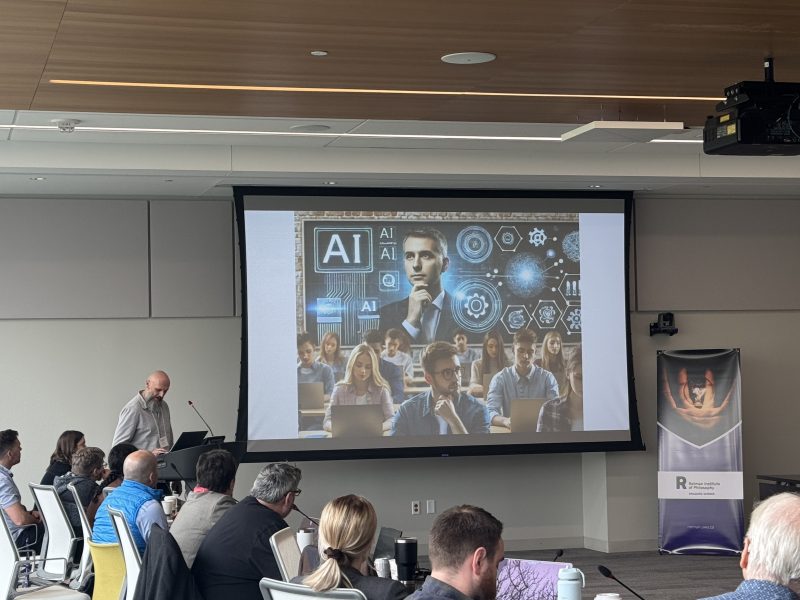 Dr. Albert Malkin from the Faculty of Education discussed university students’ and instructors’ perceptions of Generative AI.